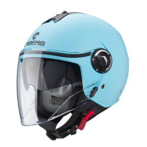 Riviera V4X Caberg casco jet Azzurro Opaco