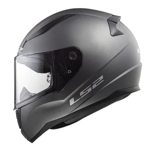 LS2 Rapid casco integrale titanio opaco lato sinitro