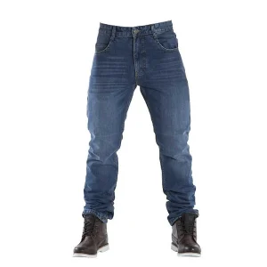 Jeans Moto Overlap Manx Smalt