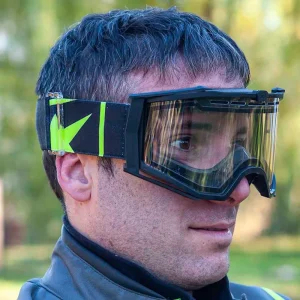 Maschera Moto Cross Ariete 8K ENDURO lato indossato