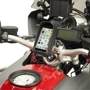 Porta Smartphone WaterProof Moto da Manubrio Givi S957B montato