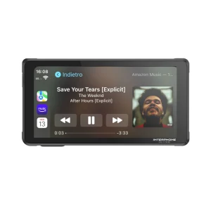Ridesync Carplay Android Auto per Moto CellularLine Interphone schermo
