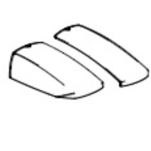 SET COLOR LID SH23 ALUMINIUM L/R
