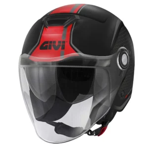 Casco Jet GIVI 12.5F Touch Nero rosso