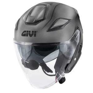 Casco Jet GIVI X29 Antracite Opaco Fibra di Vetro