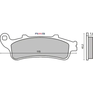 Pastiglie Freno RMS Organiche Honda ST 1100 Pan European